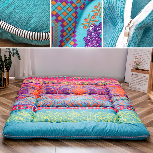 MAXYOYO Bohemian Floor Futon Mattress & Reviews Wayfair
